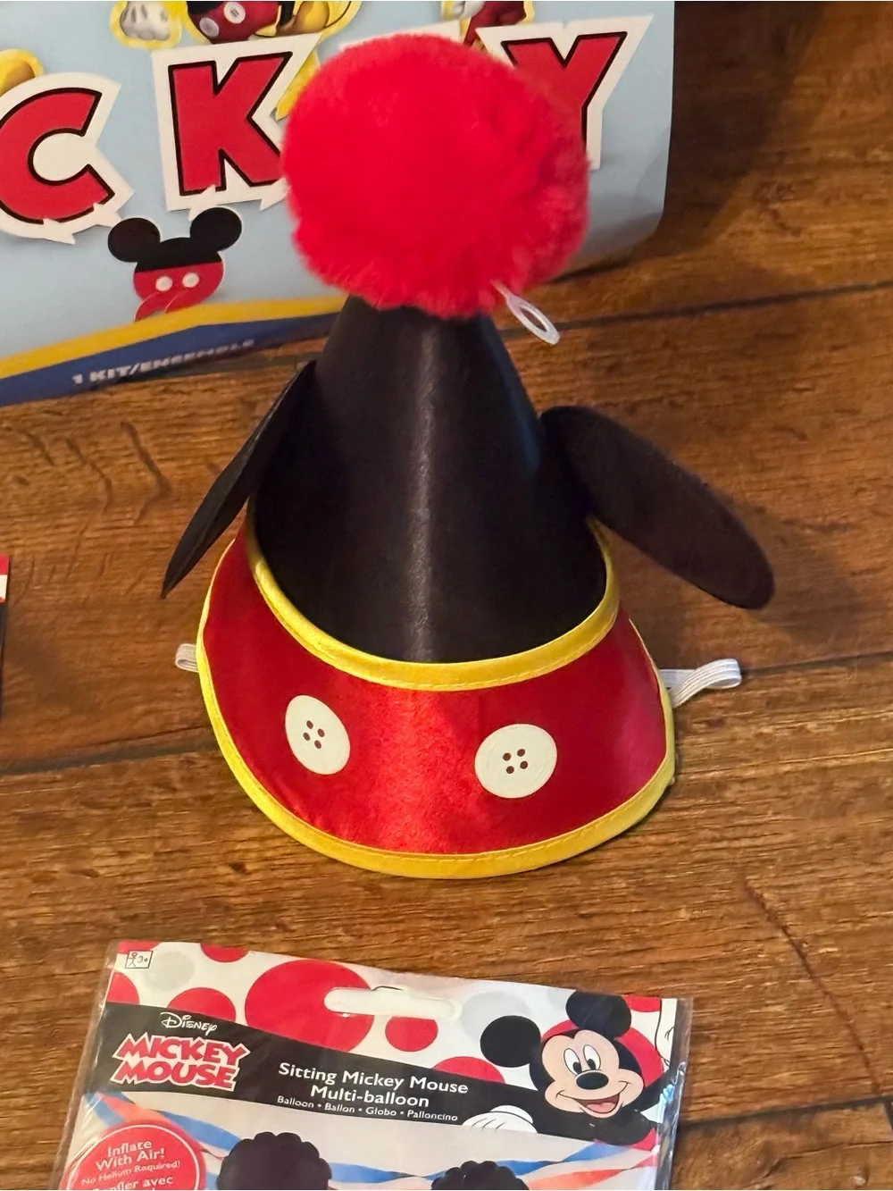 Disney Mickey Mouse Party Decorations Kit in Red, Black, White